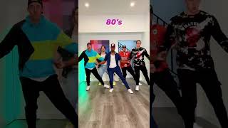 Which era is your favorite? 🤩 with @AubreyFisherTV #dance #trend #era #70s #80s #90s #thewilliamsfam