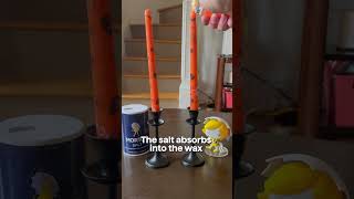 Fall Candle Tip From Morton Salt