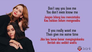 Don't Say You Love Me - M2M (Lirik Lagu Terjemahan)