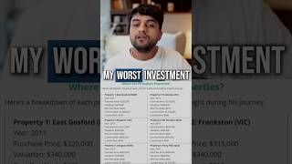 My WORST investment