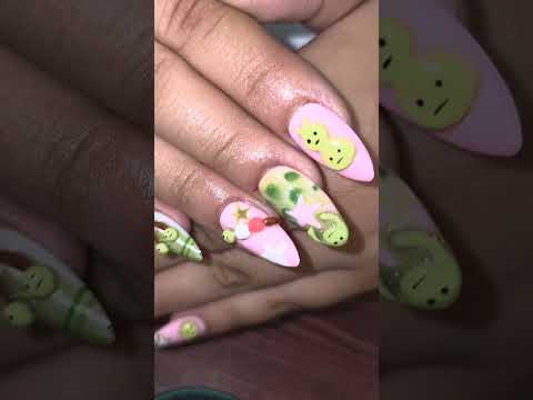 3D nail art #nails #nailart #pressonails #diynails #angiesdreamnails #3dnailart