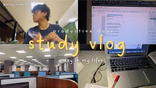 STUDY-VLOG • EXAM WEEK (end-terms) in IISER, stressful, busy, studying , all nighters, cooking