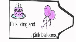 pink color word song