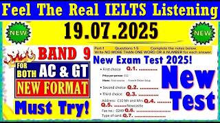 IELTS LISTENING PRACTICE TEST 2025 WITH ANSWERS | 19.07.2025