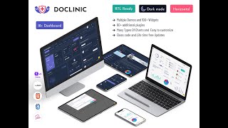 Best Responsive Medical Dashboard with Bootstrap UI Kit – Doclinic