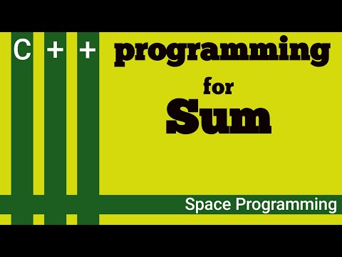C++ Sum 2, a program calculates the sum of two numbers