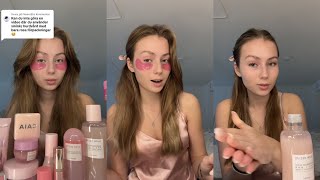 Full Face Rosa Sminkrutin CHALLENGE #smink #grwm #sverige Dasha Daria Daar Cosmetics X Hedvigss