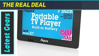 LEADSTAR 7 Inch Portable ATSC TV: Best Portable TV for Camping, Cars, and More!