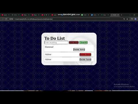Create a Simple To-Do List App using HTML, CSS, and JavaScript | Beginner Project.