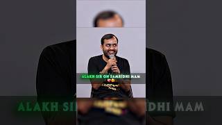 Alakh sir on samridhi mam❤️🥰 #physicswallah #samridhimam #alakhsir