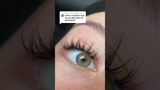 How to Remove Magnetic Lashes in Seconds 👀✨  #girlhacks #lashes #lashextensions #beautyproducts