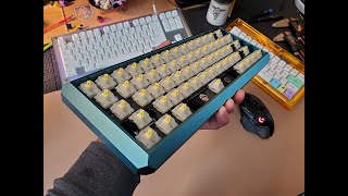 Silicone Modded KBD 8 Degree w/ WilbaTech Weirdflex 60 & Gat Milk Yellow