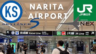 How to Take Train from Narita Airport to Tokyo City - Keisei Skyliner, JR Narita Express, etc.