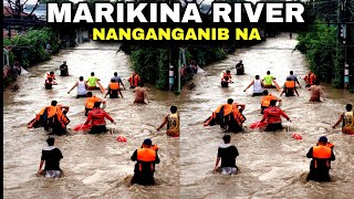 LUBOG NA SA BAHA MARIKINA RIVER MAG 3RD ALARM NA