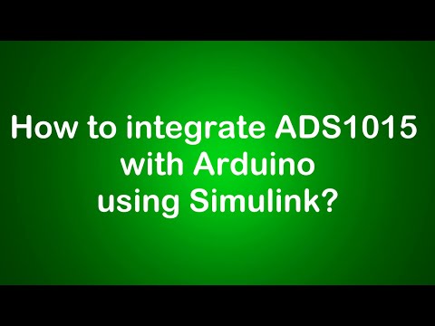 How to integrate ADS1015 with Arduino in Simulink?