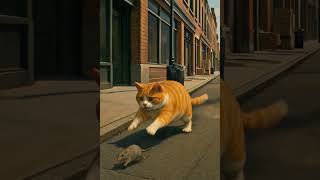 Can it keep up?#meowpower  #funny #cute