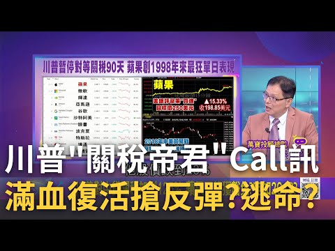 台股明天繼續補漲?!川普關稅利空真的出盡?有變數?七成斷頭者逾40歲!追繳令結束了?台股真的穩了?｜陳斐娟 主持｜【關我什麼事PART2】20250410｜三立iNEWS