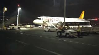 Night Flight - From Karachi Pakistan To Sharjah UAE - AirArabia Departure & Arrival Full Video