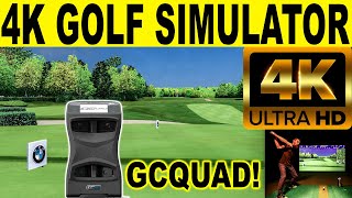 GOLF SIMULATOR in 4K ⛳️🏌️‍♂️ Foresight Sports FSX 2020 at Wentworth West (GCQUAD)