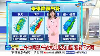 【采沂氣象報報】薇帕颱風最快今天生成 東部.恆春防大雨│中視晨間氣象 20250717