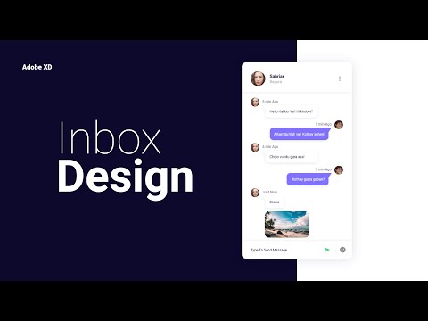 Inbox Design| Adobe XD| Tutorial| iOS.