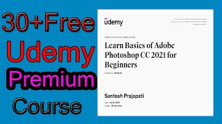 Udemy Free Courses With Free Certificate | Free Udemy Premium Course#santoshdigital