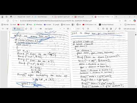"C Programming Practical: Swapping Two Numbers | Step-by-Step Explanation"