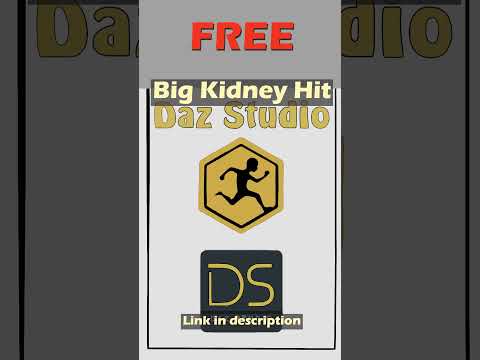 Big Kidney Hit. Free Mixamo animation for Daz Studio's Genesis 9.