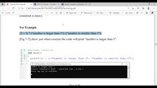 Ternary operator ? in C language in Arabic