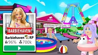 I Created a Fake BARBIE Brookhaven Game.. (with roblox id codes)