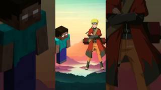 herobrine vs naruto characters #shorts #minecraft #youtubeshorts #naruto #trending