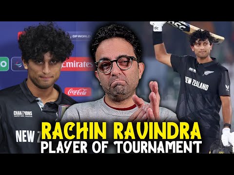 Rachin Ravindra was named Player of the Tournament, scoring 263 runs in 4 matches