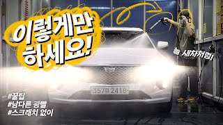 초보자를 위한 디테일링 셀프세차 하는 방법 / 밝은색 차 편