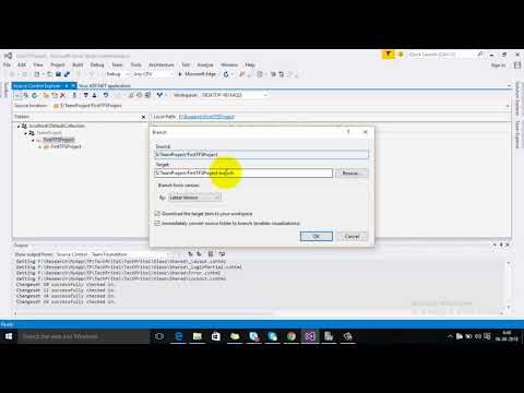 How to Create Branch for a Project Using TFS (Team Foundation Server)