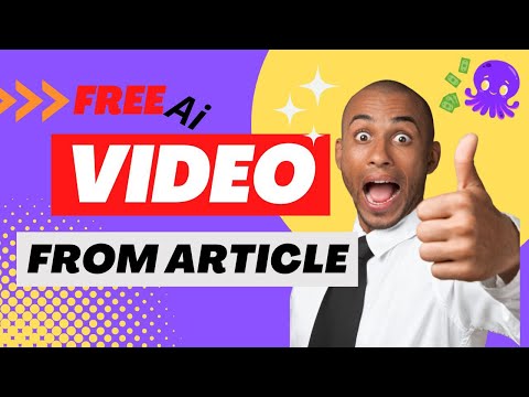 How to Make Video from Article - Easy Video from Text - Free Video - Video with AI - Pictory Review