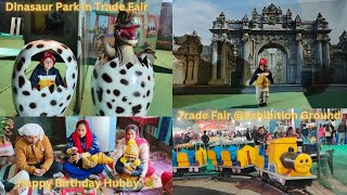 enjoyed a lot || #birthday #dinasaur #park #tradefair2023 #vlogs2023  || Master Atharv Pratap