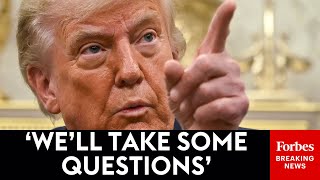 BREAKING NEWS: Trump Grilled By Reporters On Jeffrey Epstein Docs, Jerome Powell, And More