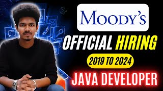 Moody's off campus drive 2019 to 2024 | Java developer jobs for freshers & experienced | Tamil