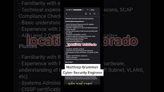 502.229.2287 #itjob #cybersecurity engineer #riskmanagementframework #scap #stigs