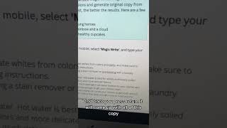 Using Canva for Copywriting AI #canvahack #shorts #canvatips #canvatipsandtricks #socialmediamanager
