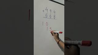 🤓Addition easy method #addition #mathshortcut #shortvideo #solution4u