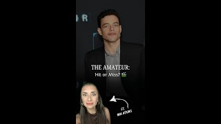 The Amateur: watch or skip? 🎥 #TheAmateur #RamiMalek #SpyMovies #MovieReview #shorts