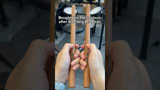 Bought this PocketDrum after watching Mr.Bean #drums #aeroband #music #technology