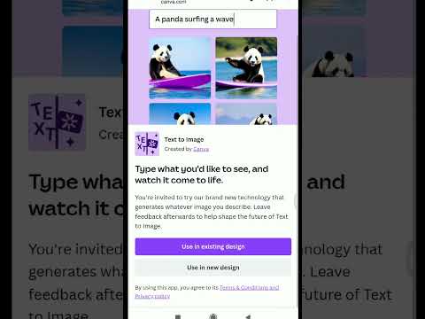 How to Create Unlimited Free AI Images on Mobile with Canva's Text-to-Image Tool #AI #texttoimage
