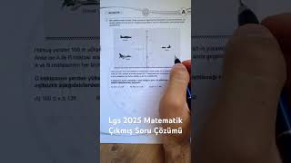 Lgs 2025 Matematik Çıkmış Soru Çözümü #lgs #lgs2025 #lgsmatematik #lgscevapları Lgs çıkmış soruları