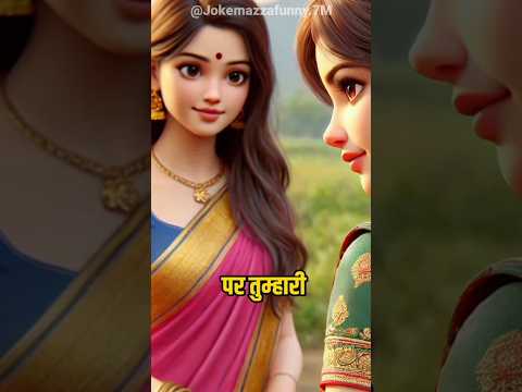 🤣बीवी की अति सुन्दर सहेली🔥|Wait For End🤣|#funny #jokes #shortfunny #funnyjokes #viralshort #cortoon