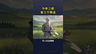 今年三伏天有三個特點#老祖宗的智慧 #養生之道 #養生知識