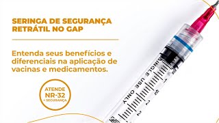 SERINGA DE SEGURANÇA RETRÁTIL NO GAP | SOL-MILLENNIUM