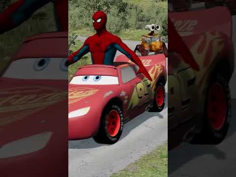 Will the Superhero Car clear the bollard?! Watch till the last second! 🚗💥😱