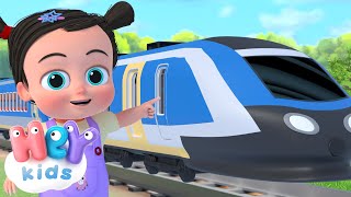 Train Song! | Vehicle Song | HeyKids Nursery Rhymes | Learn about Trains
